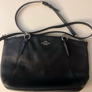 Coach purse Ava II black with silver hardware